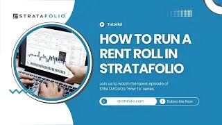 How to run a rent roll in STRATAFOLIO