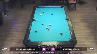 JAVIER VALENZUELA  vs WILLIAM PEARSON - SILVER STAR SALOON - TABLE 5 | EvoSports