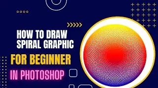 Photoshop Me Spiral Graphics Design कैसे बनाएं | Spiral Design in Photoshop