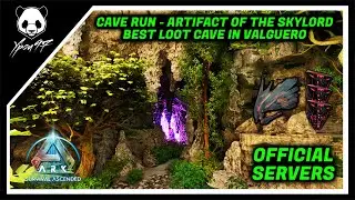 VALGUERO Cave Run - Artifact Of The SKYLORD - Best Game Loot Farm | ARK: Survival Ascended