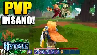 NOVA GAMEPLAY DE PVP DO HYTALE EM 2026!