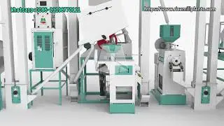 Complete Automatic Rice Mill Plant, Rice Milling Machine for Sale #ricemill #ricemillmachine