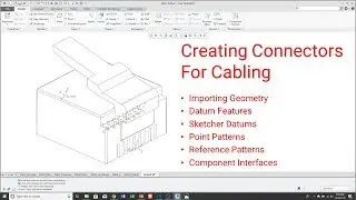 Creo Parametric - Connectors for Cabling [Tutorial]