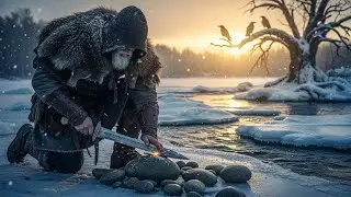 The Viking Secret To Sharpening Blades With River Stones
