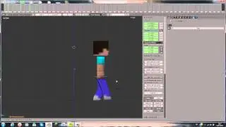 Blender: How To Make a Walking Sequence w/ VMComix's Minecraft Rig