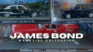 James Bond Magazine Die-Cast Car Collection Showcase &ndash; Rare 007 Models!  In Under 20mins