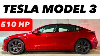 TESLA MODEL 3 PERFORMANCE TOP SPEED DRIVE ON GERMAN AUTOBAHN Acceleration Max Energy Consumption