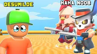 O MENINO POBRE FOI HUMILHADO POR NÃO TER SKIN DO PASSE NO STUMBLE GUYS (DESUMILDE SE DEU MAL)