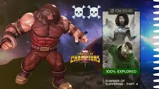 *JUGGERNAUT*soloes SOS part 4 *TOAD* with ease(size xl+def tank obj)✌🏻☠️😎 #marvelcontestofchampions