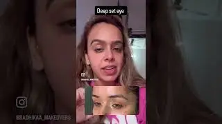 Deep set eye ??? #makeupartist #makeuptutorial #makeuptips #makeuptricks #shortvideo #viralvideo