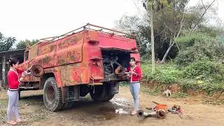 The genius girl faces a challenge involving a broken-down fire truck.