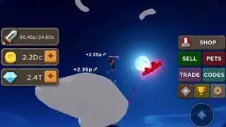 I got 5 red stars on roblox blade throwing simulator!