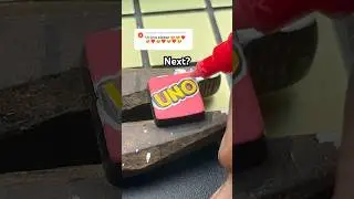 Drawing U for UNO but on my keyboard! Custom keyboard!