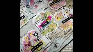 #cluster #tutorial #scrapbooking #embellissement #mixmedia #diycrafts #diy