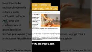 I Benefici dello Yoga come Processo Detox