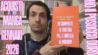 Acquisti Manga Gennaio 2026 - Ho comprato una tiratura 1/1