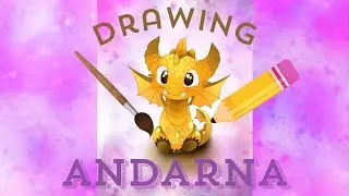 Drawing Andarna | Fourth Wing Andarna Time Lapse