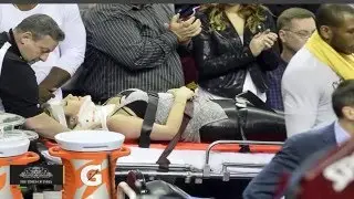 Ellie Day collision with NBA LeBron James