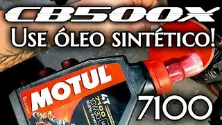 Canal Moto Addict - #22 #cb500x com óleo sintético #motulbr 7100 JASO MA2 API SL/SM/SN