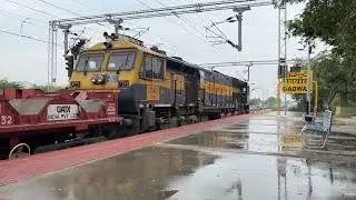 Unbelievable Acceleration | Single EMD Departure from Gadwal Junction | Indian Railways
