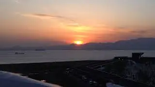 Real-Time Sunset at EXPO 2025 Grand Ring &ndash; Full View from the West Side