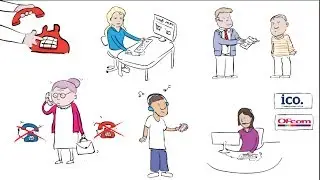 Whiteboard animation for OFCOM to explain how to deal with Nuisance calls