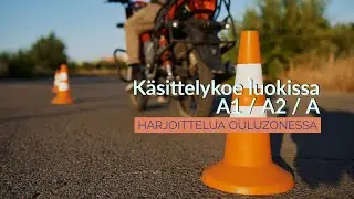A1 / A2 / A Ajokorttien k&auml;sittelykokeen teht&auml;v&auml;t