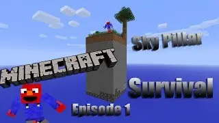 Minecraft Sky Pillar-Episode 1-Seems Chill (Beginning)