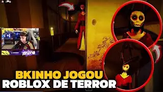 BKINHO JOGOU ROBLOX DE TERROR | TOMOU FARIOS SUSTO? | MUITA RESENHA COM O CHAT!
