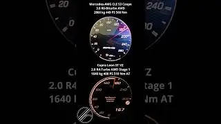 Cupra Leon ST VZ 4Drive Stage 1 400 PS vs Mercedes-AMG CLE 53 Coupe 449 PS 100-200 kmh