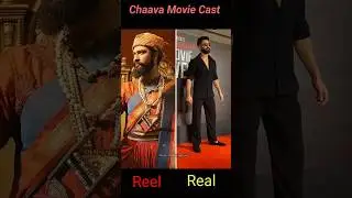 Chaava Movie Cast 🔥❤️🥰 // Vicky & Rashmika // #chaava #reels #shorts