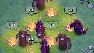 All 6 Max Level 18 Super Pekka Raid- Clash of Clans