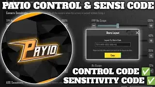 (2024) PAYIO GAMING SENSITIVITY CODE / PAYIO GAMING CONTROL CODE / #payio SETTING CONTROL ZONE