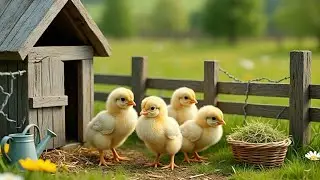 Baby Chicks Chirping ASMR 🐣|Extreme Cuteness! Baby Chicks Stay Cozy Under Mama Hen 🐥❤️|ASMR sounds 🐤