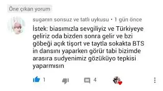 BTS istek tepki az fesat ( tepki 23 )