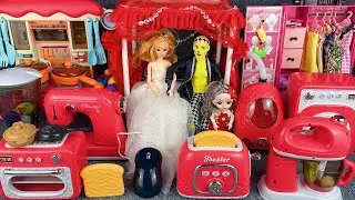 16 Minutes Satisfying with Unboxing Pink Barbie Playing kitchen Stuff Review Toys | ASMR 