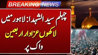 Millions Join Arbaeen Walk for Chehlum of Imam Hussain (a.s.) | Shrine of Bibi Ruqayya (a.s.)