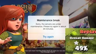 49% win/maintenance break? TROLL| NEW ATTACK STRATEGY clash of clans