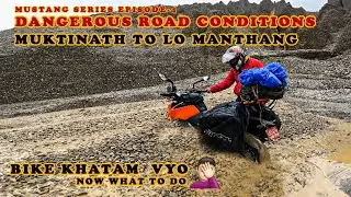 dangerous road condition of Upper Mustang Lo manthang | episode-4
