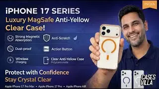 Cases Villa's iPhone 17 Series: Luxury MagSafe Anti-Yellow Clear Case | 1 Year Warranty Included