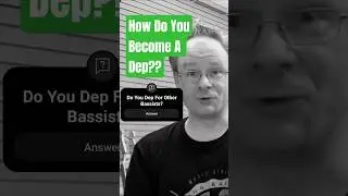 How To Be A Dep (The Definitive Guide) #shorts #bassguitar #basstips