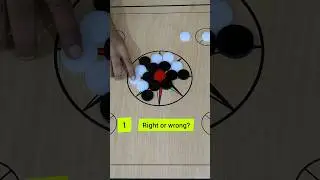 How to assemble perfect carrom coins for beginner🏆 #carrom #shorts