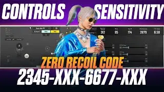 🥵 2026 BGMI SENSITIVITY 🥶 || ZERO RECOIL LIKE COMPI PLAYERS || BEST SENSITIVITY SETTINGS😱