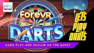 Playing ForeVR Darts on the Quest. My first hand tracking experience #ForeVRDarts