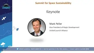 Keynote: Mark Peller, United Launch Alliance