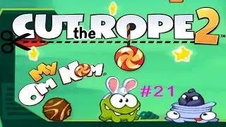 Ам Ням Cut the Rope 2 #21 (уровни 106-110) Детское видео Логическая игра как Мультик let's play