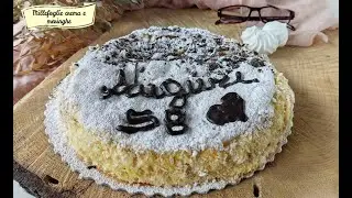 Millefoglie Fatta in Casa con Crema e Meringhe: Un Dolce Raffinato e Croccante 😍🍰