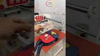 Sublimation Heat Transfer For school bag.