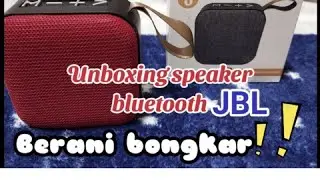 Unboxing speaker bluetooth JBL T5A I suara super kencang ngebas dan bongkar apa aja isinya...!!!