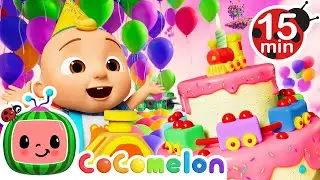 Birthday Train Song! 🚂 (All JJ's Birthday Songs) | CoComelon 🍉 | Nursery Rhymes For Kids